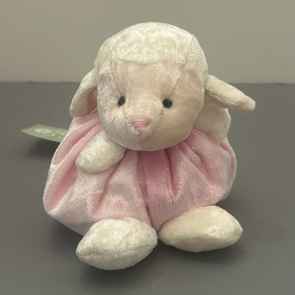 Vintage Russ Chubbies Lamb Sheep and Yellow Chick 4" Bean Bag Plush Lot of 2 - Picture 2 of 16